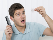 Man Suffering From Hair Loss
