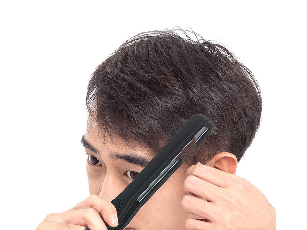 メンズヘアセットにもヘアアイロンは必須梅雨のうねり広がり対策 Cheer Up Groomen